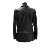 Black leather jacket