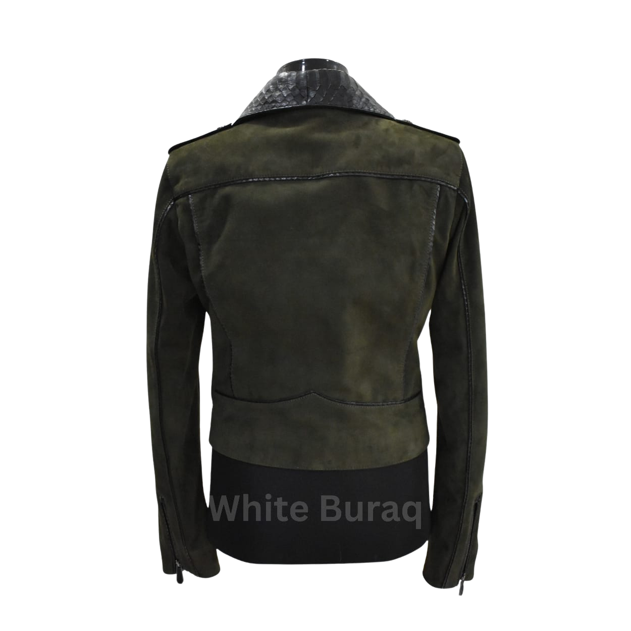 Green leather jacket