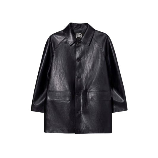 Black leather jacket