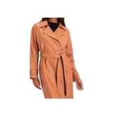 brown trench coat