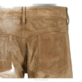 Men's Tan Suede Western Pants – view 3