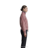 Women's Pink Leather Blouson Bomber – view 2