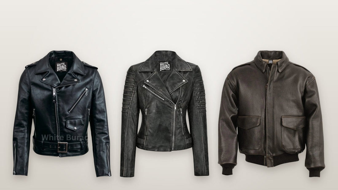Genuine leather biker and A-2 flight jackets for a private label brand size chart