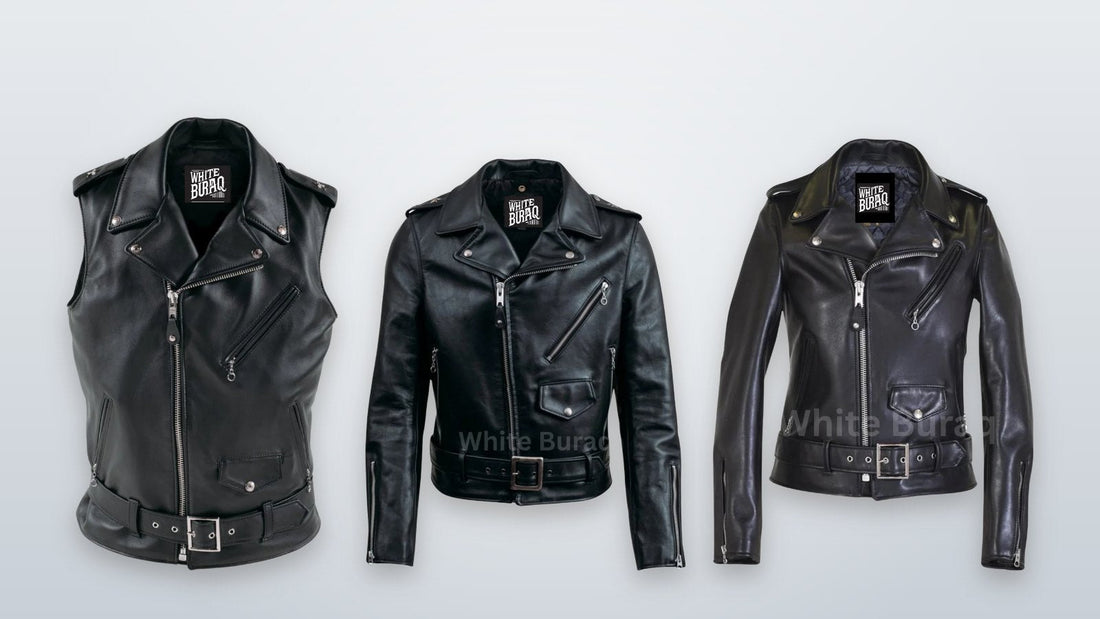 Men's black leather biker vest, a classic base for sewn-on patches