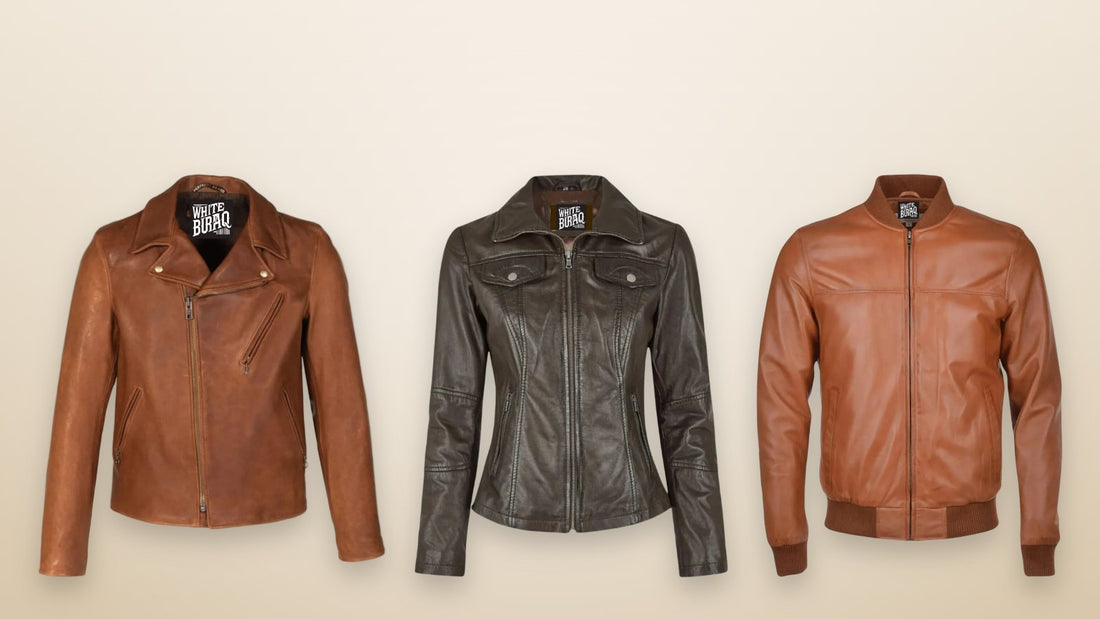 Men's lambskin asymmetrical biker jacket
