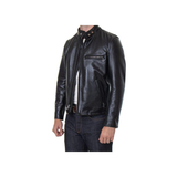 Classic Black Horsehide Racer Jacket Timeless Motorcycle Style