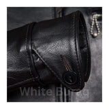 Black Premier Highwayman Leather Jacket