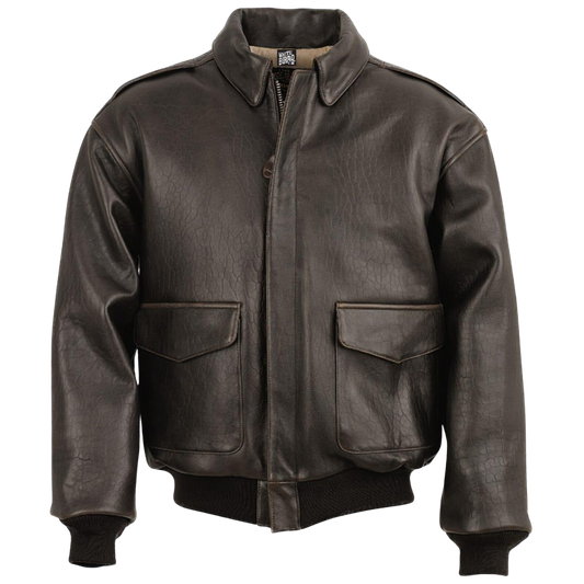 Black leather jacket 