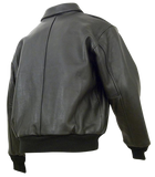 Black leather jacket 