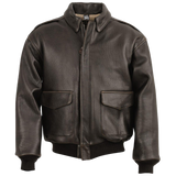 Black leather jacket 