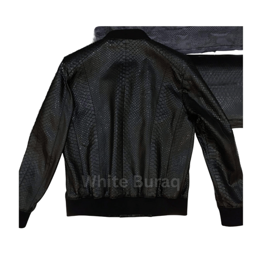 Black textured jacket 