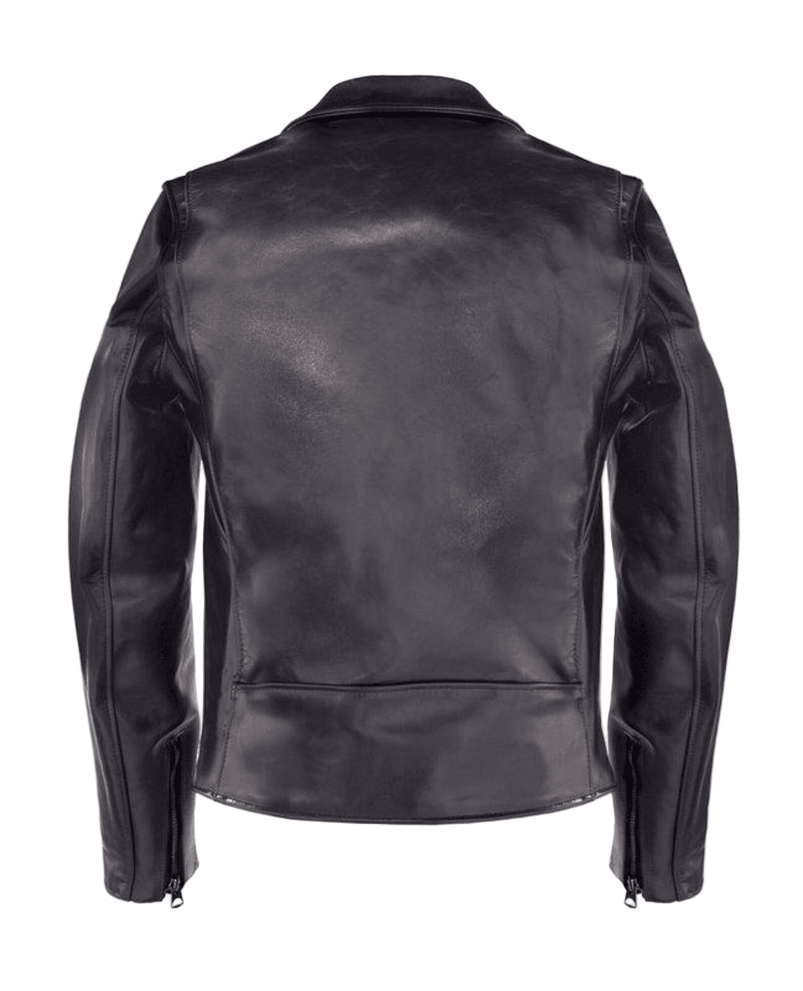 Black leather jacket 