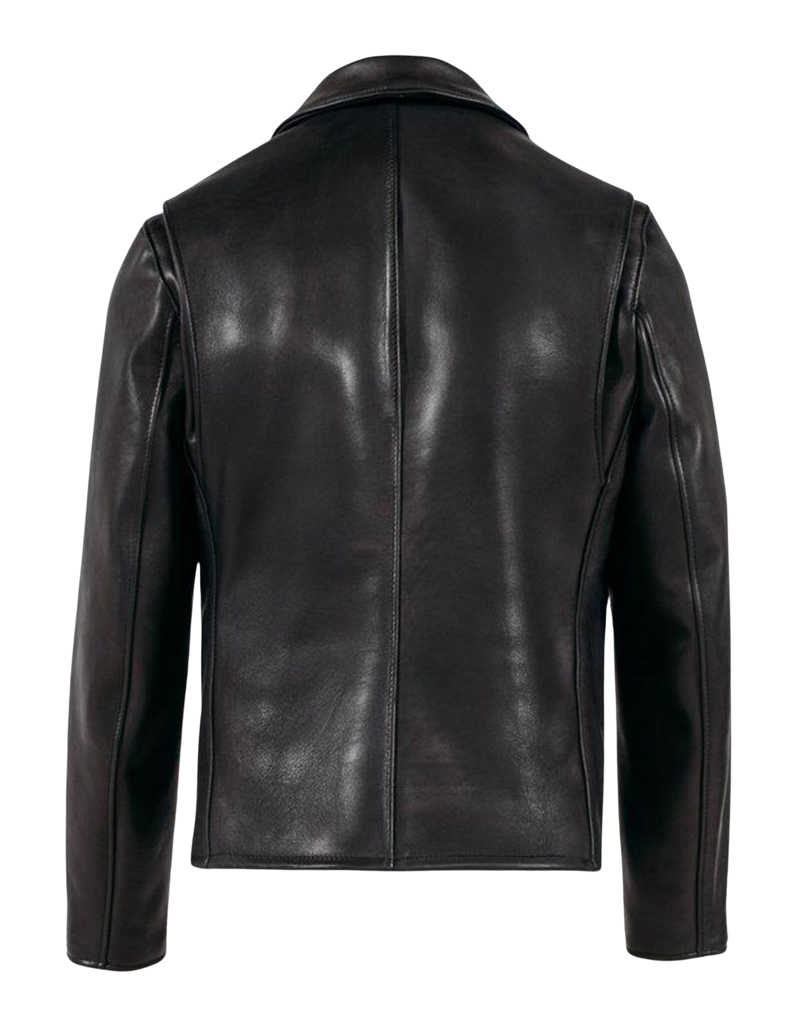 Black leather jacket 
