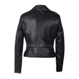 Black leather jacket 