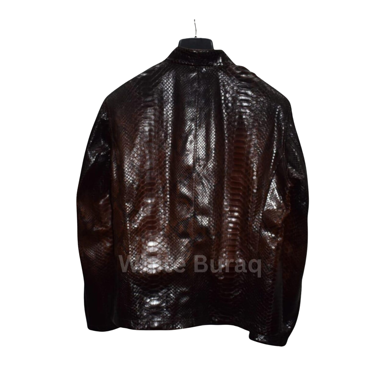 Brown Genuine Python Leather