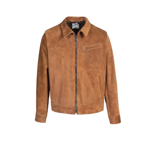 Brown suede jacket