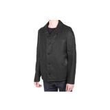 Black jacket worn by a person 