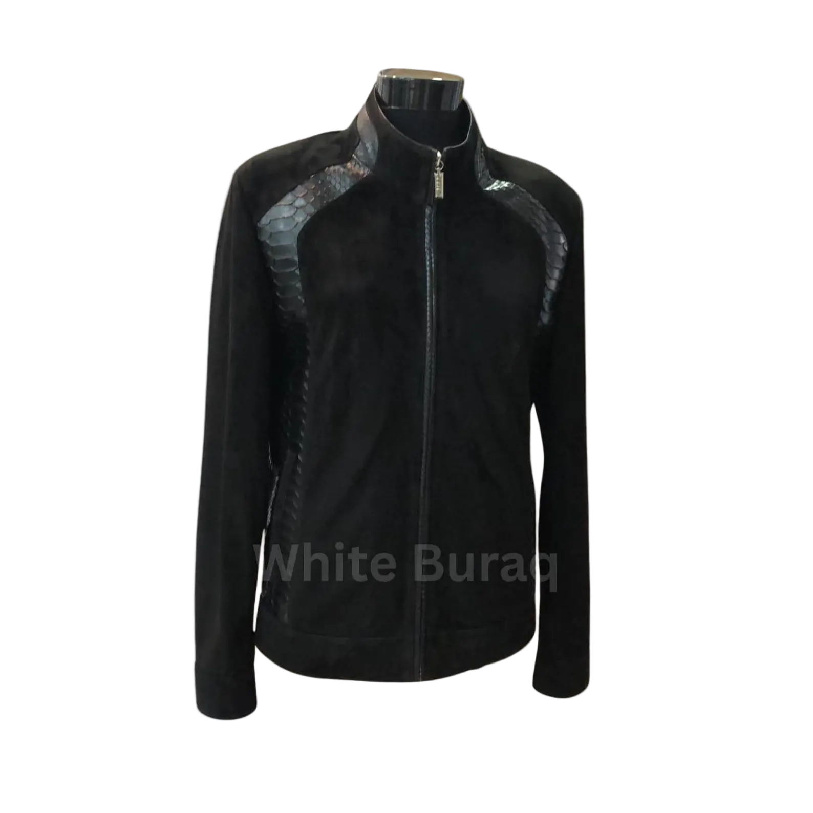 Black jacket on a mannequin