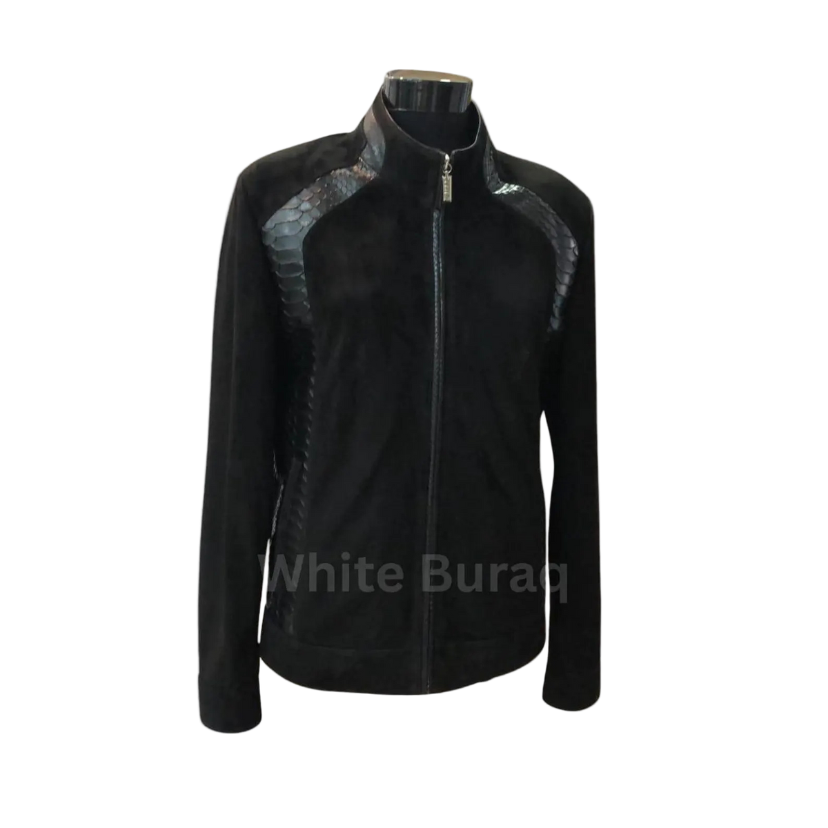 Black jacket on a mannequin