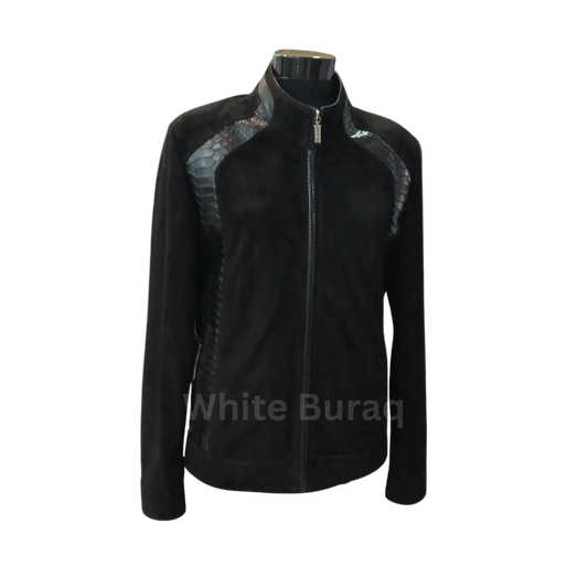 Black jacket on a mannequin