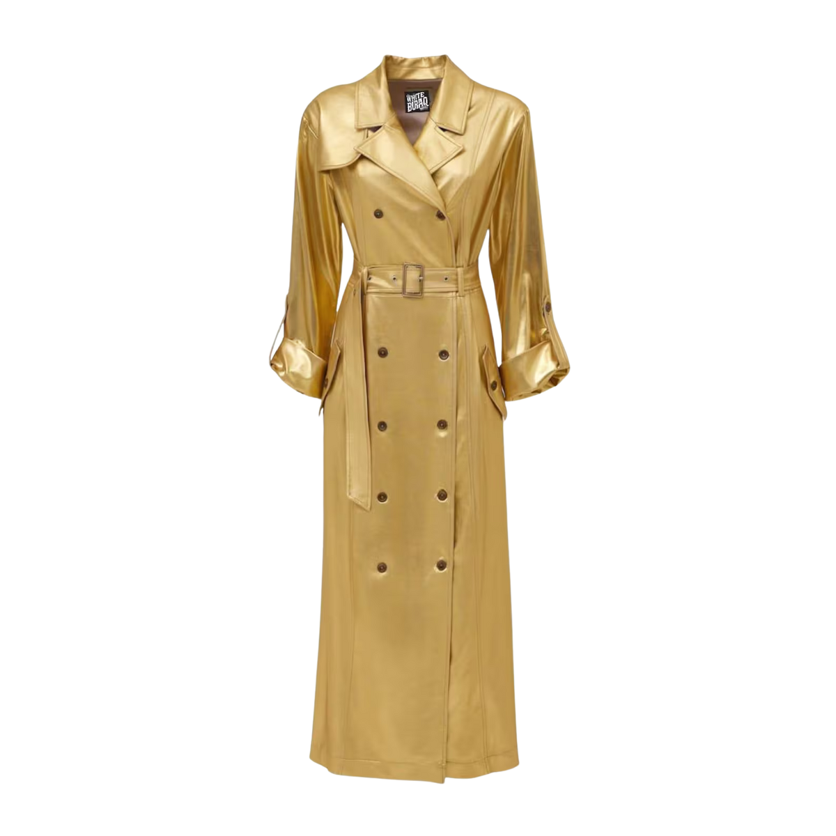 Gold trench coat 