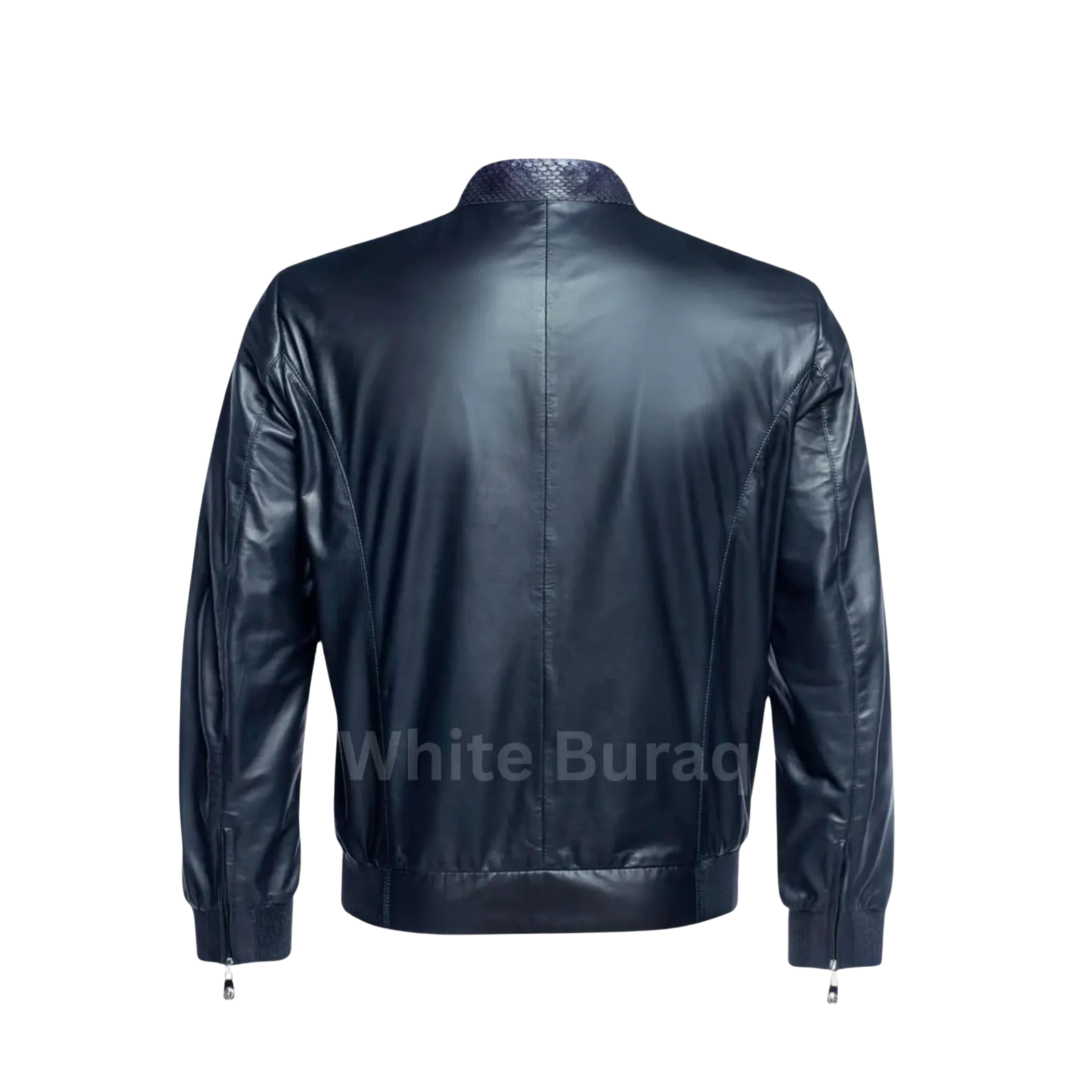 Black leather jacket