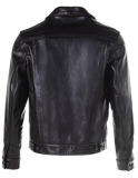 Black leather jacket 