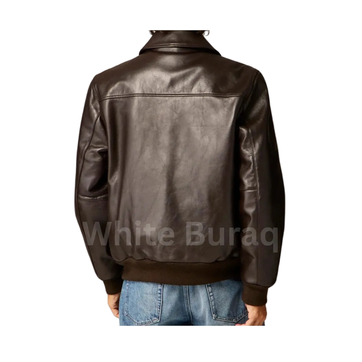 Men’s Aviator A2 Vintage Brown Leather Bomber Jacket