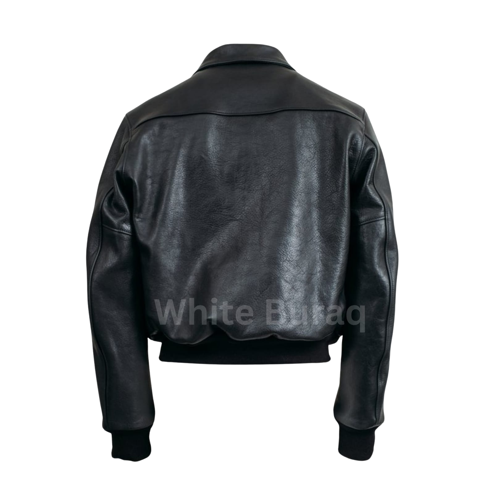 Black leather jacket 