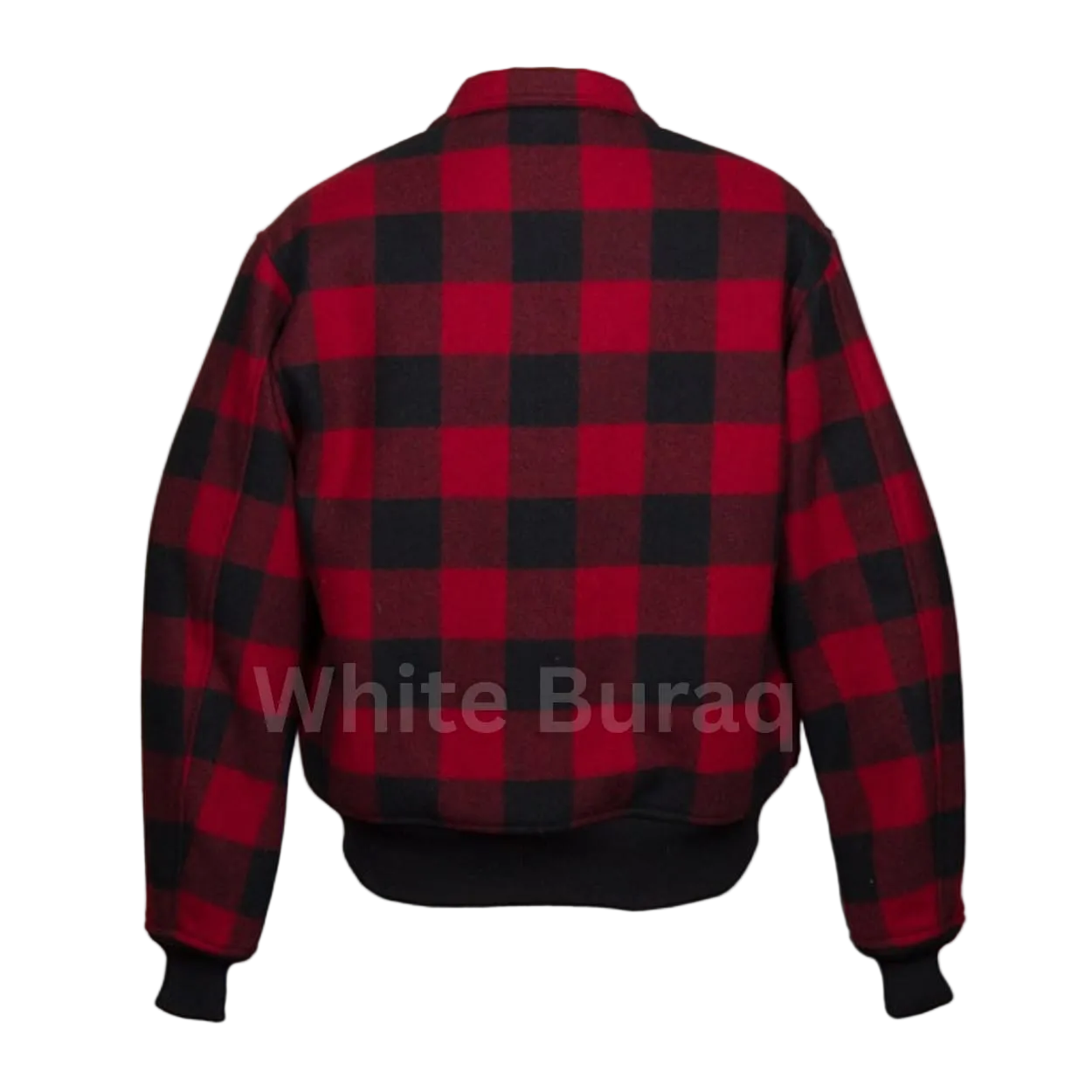 Red and black checkered jacket 