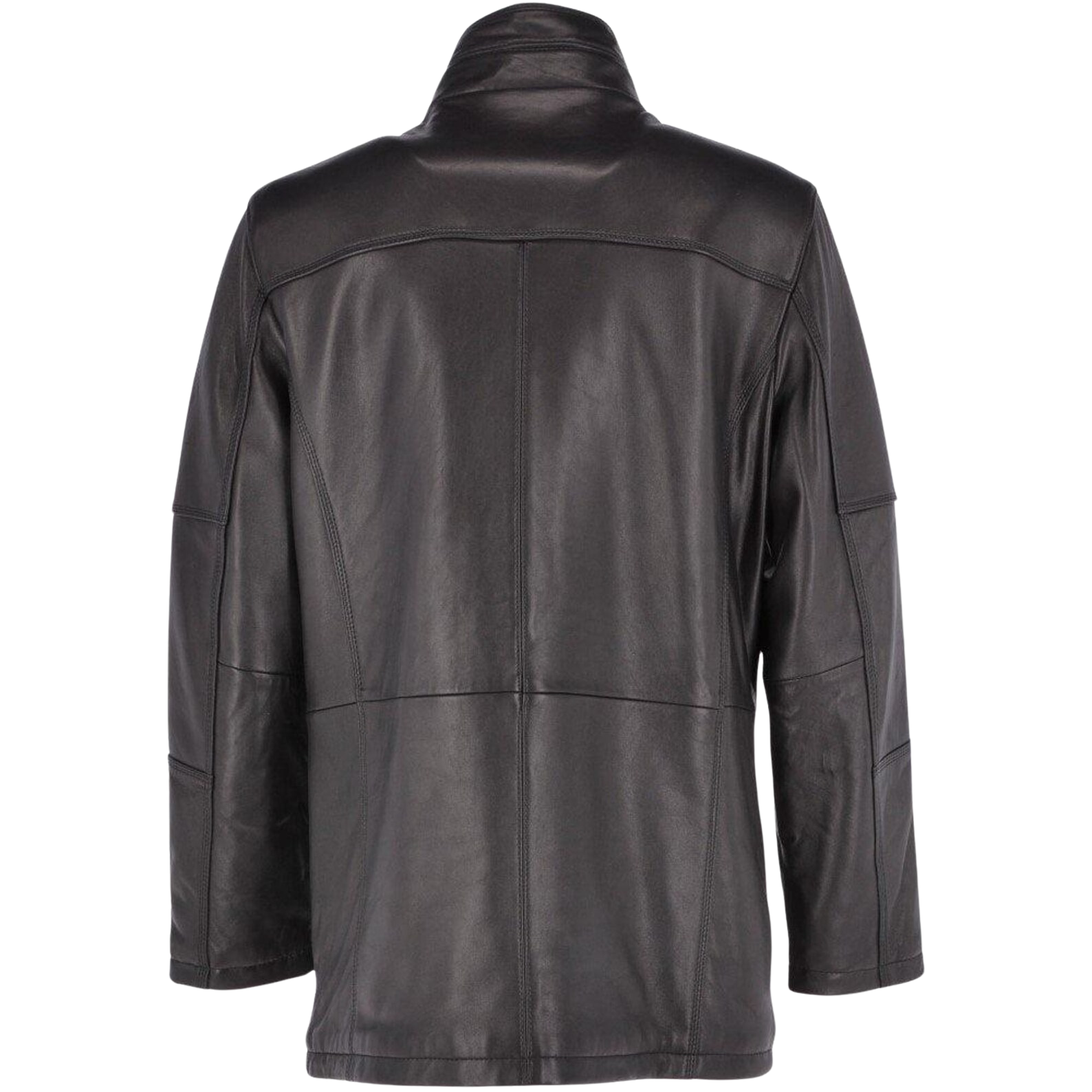 Black leather jacket 