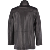 Black leather jacket 