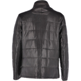 Black leather jacket 