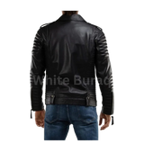 Black leather jacket 
