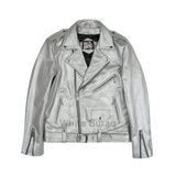 Silver leather jacket