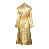 Gold trench coat 