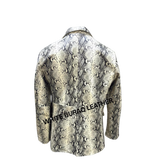 Snake print jacket