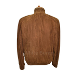 Handmade Python Leather Bomber Jacket Custom Suede Snakeskin