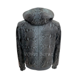 Hoodie with snake pattern 