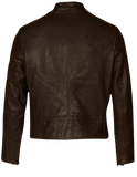 Brown leather jacket 