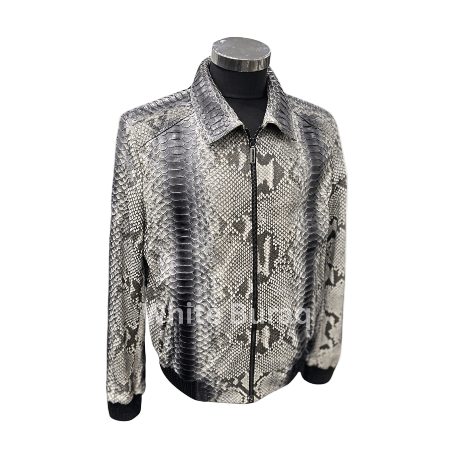 Snakeskin-patterned jacket