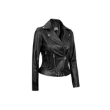 Black leather jacket 