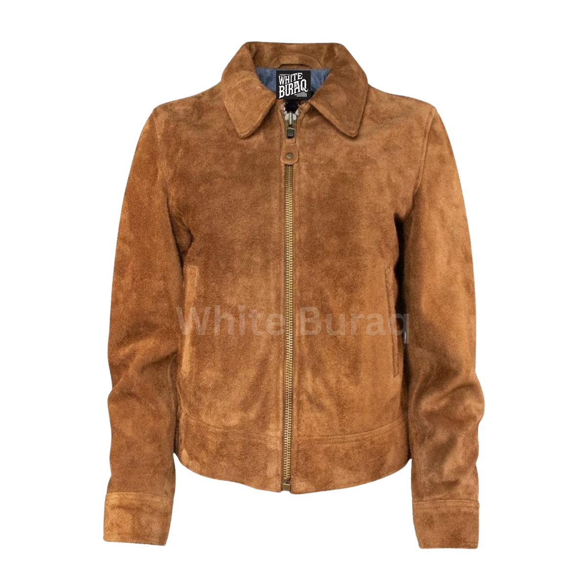 Brown suede jacket 