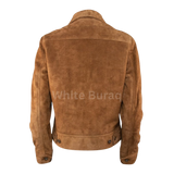 Brown suede jacket 