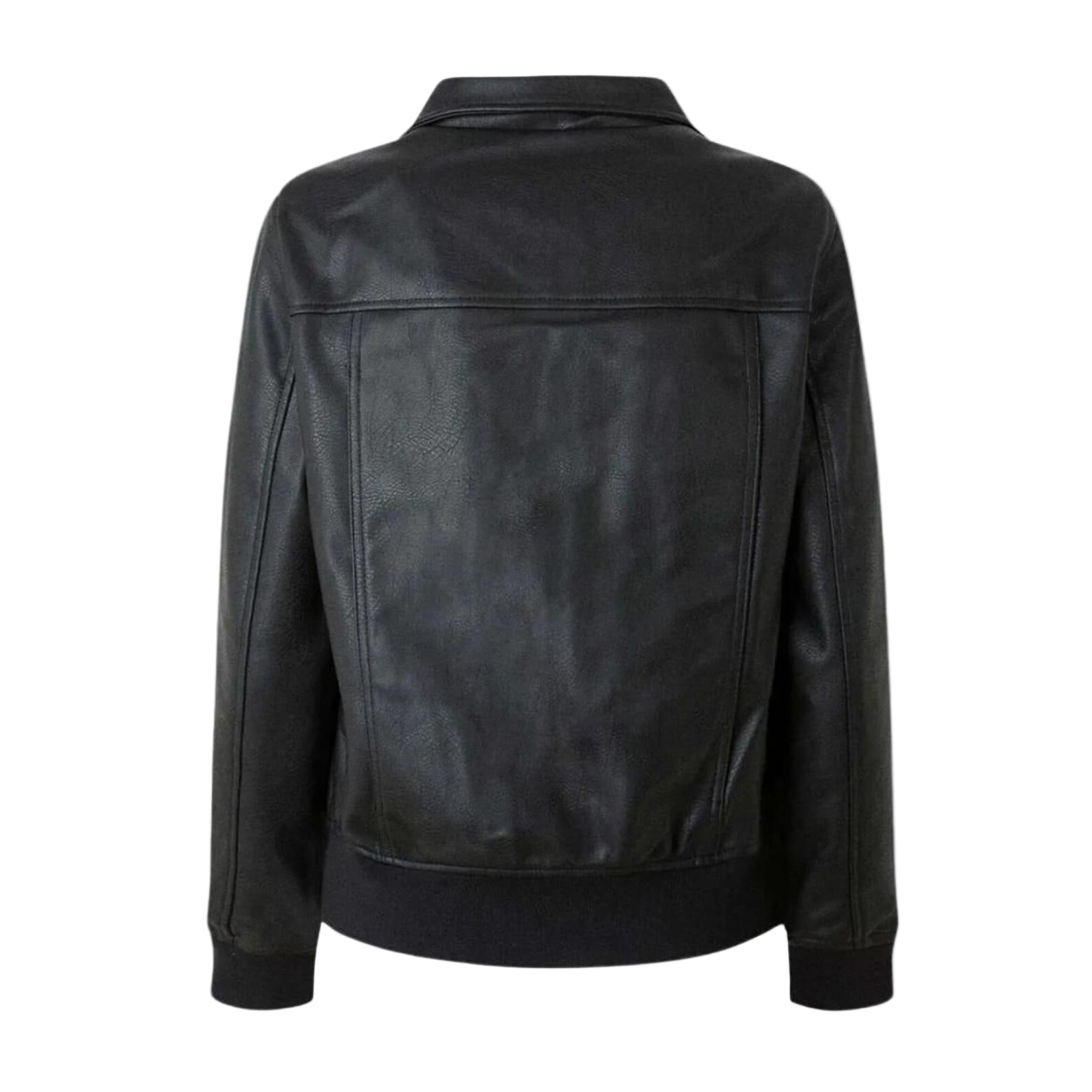 Black leather jacket 