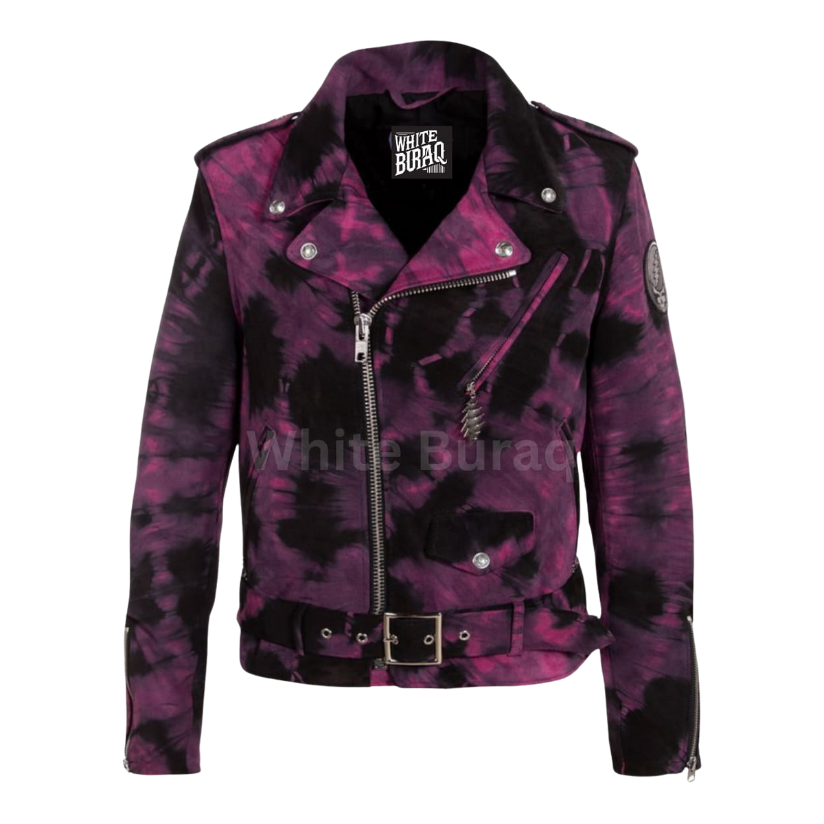 Purple camouflage jacket 