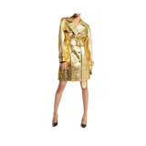 Gold Leather Coat