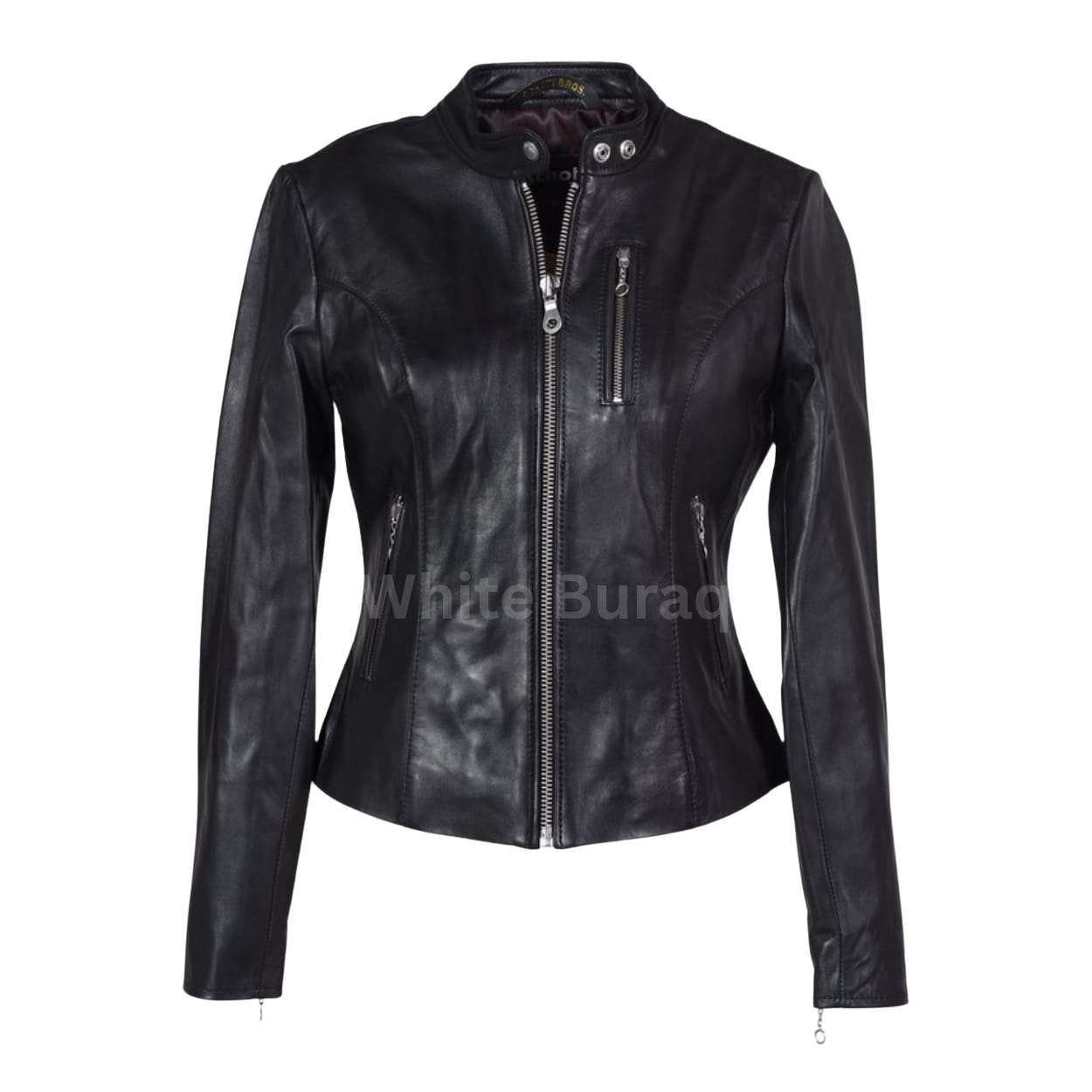 Black leather jacket 