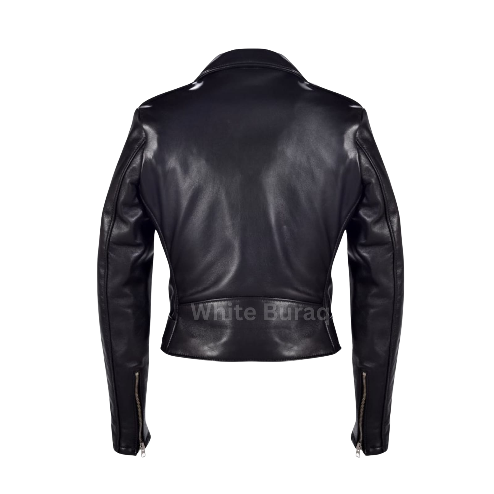 Black leather jacket