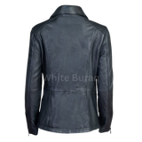 Black leather jacket